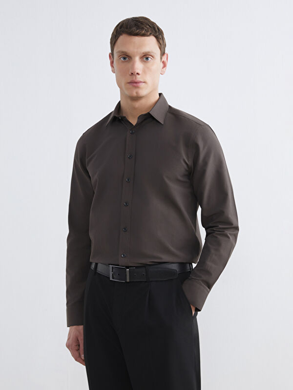 LCW BUSINESS Regular Fit Uzun Kollu Erkek Gömlek