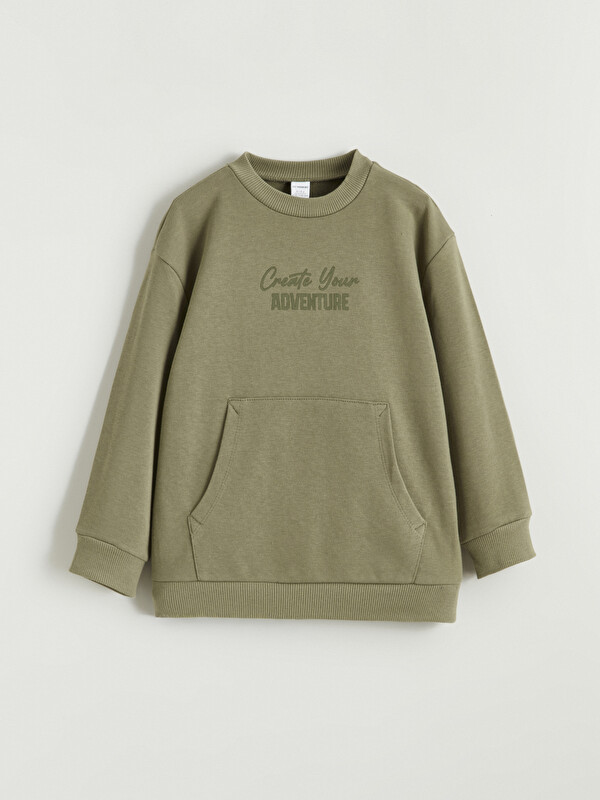 LCW Kids Baskılı Erkek Çocuk Sweatshirt