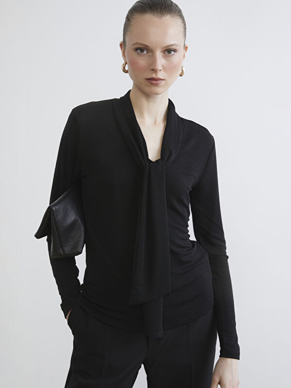 LCW EVERYDAY Frau SCHWARZ Bluse