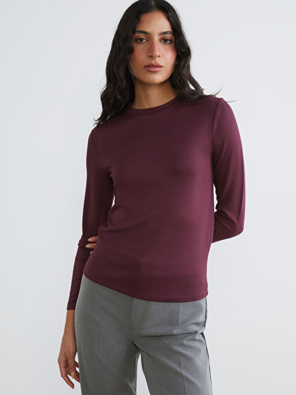 LCW Modest Bisiklet Yaka Kadın Body