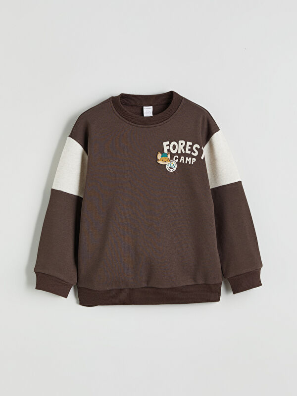 LCW Kids Baskılı Erkek Çocuk Sweatshirt