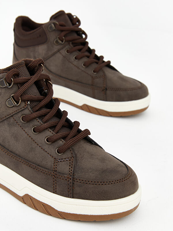 Süet Görünümlü Erkek Çocuk Spor Ayakkabı - Görsel 4