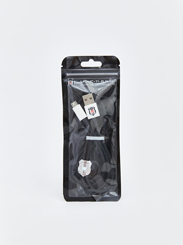 LCW JOY Beşiktaş Baskılı Usb Micro Usb Şarj Aleti
