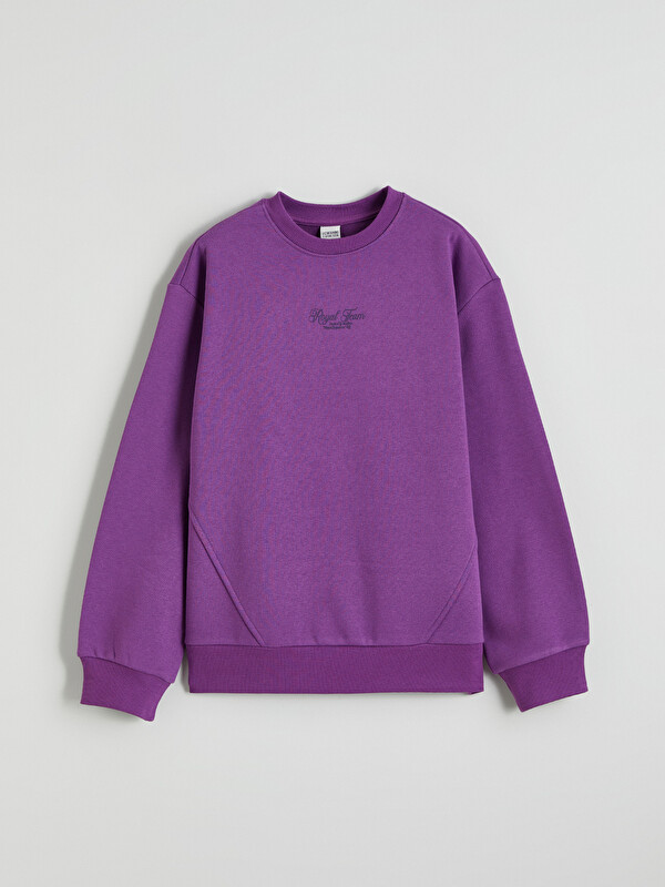LCW Kids Baskılı Kız Çocuk Kalın Sweatshirt