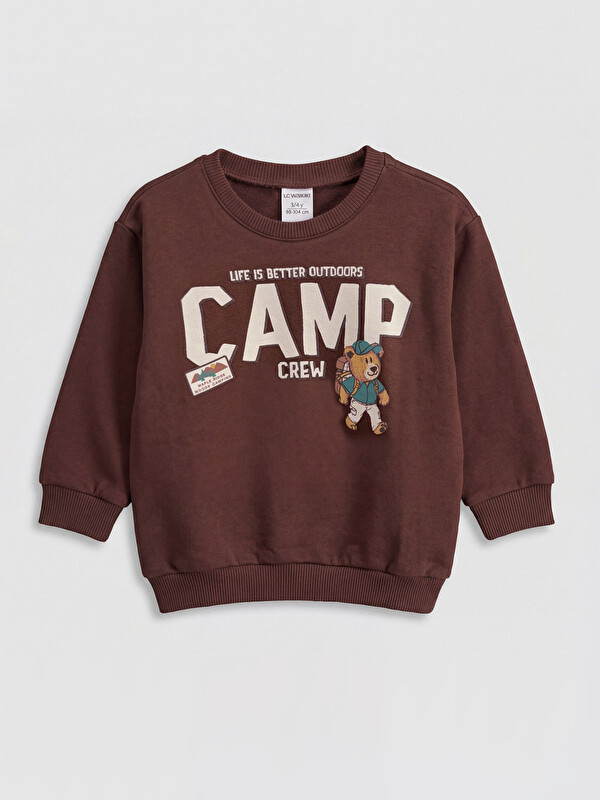 LCW Kids Printed Boys' Thick Sweatshirt