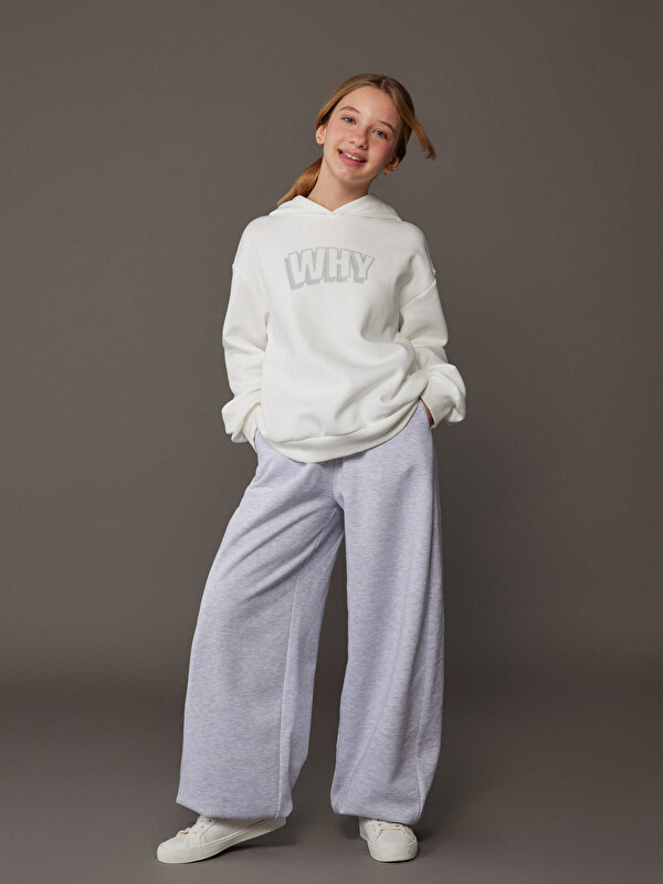 LCW Kids Beli Lastikli Kız Çocuk Jogger Eşofman Altı