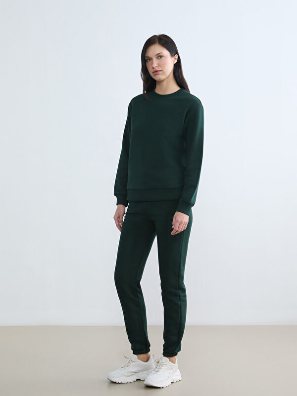 LCW EVERYDAY Bisiklet Yaka Kadın Kalın Sweatshirt