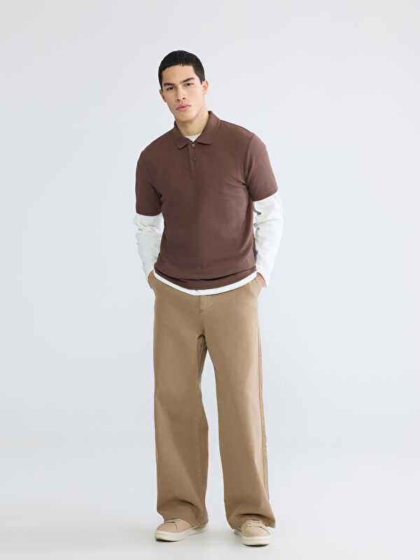 XSIDE Geniş Kalıp Gabardin Erkek Pantolon