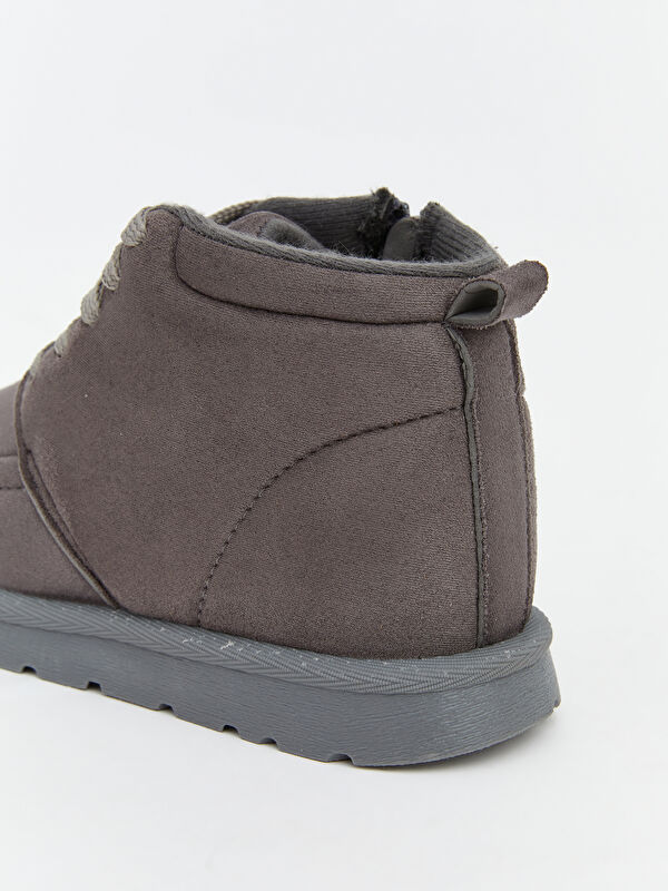 Lcw Steps Antrasit Lcw Steps Süet Görünümlü Erkek Çocuk Bot