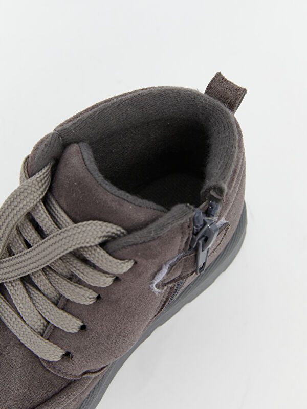 Lcw Steps Antrasit Lcw Steps Süet Görünümlü Erkek Çocuk Bot