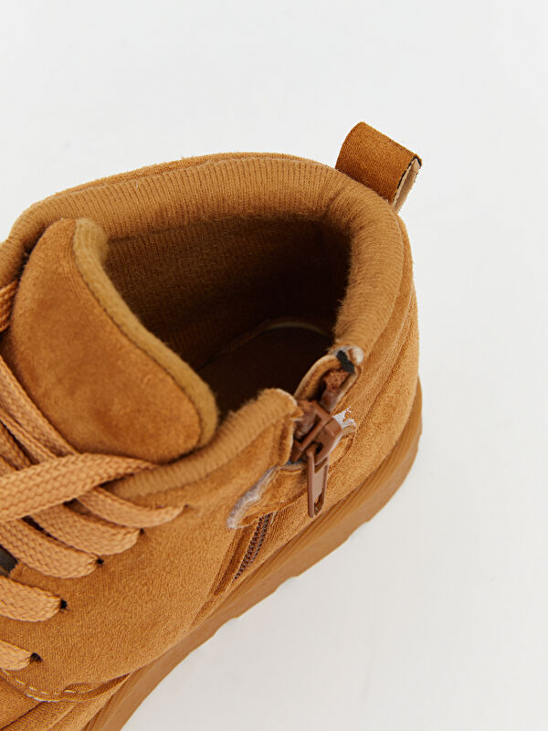 Lcw Steps Antrasit Lcw Steps Süet Görünümlü Erkek Çocuk Bot