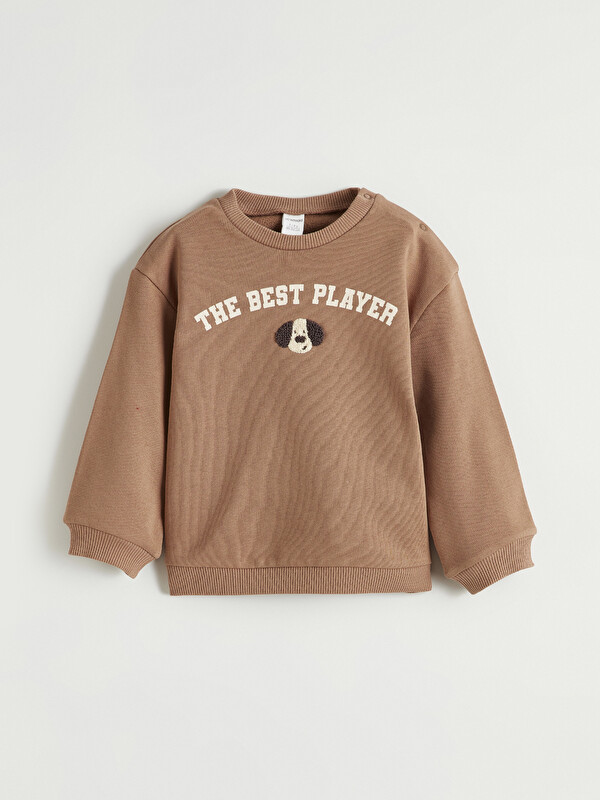 LCW baby Baskılı Erkek Bebek Sweatshirt