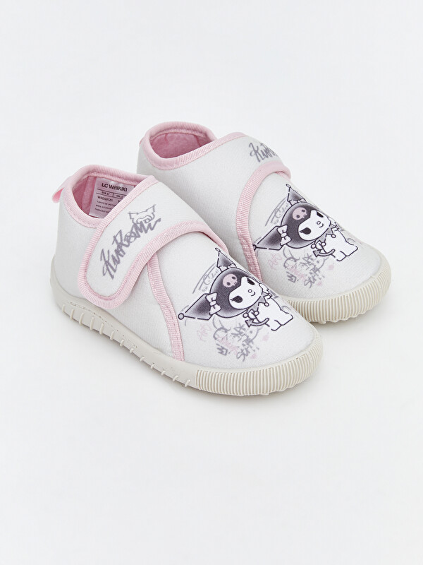 LCW STEPS Kuromi Nakışlı Kız Bebek Panduf