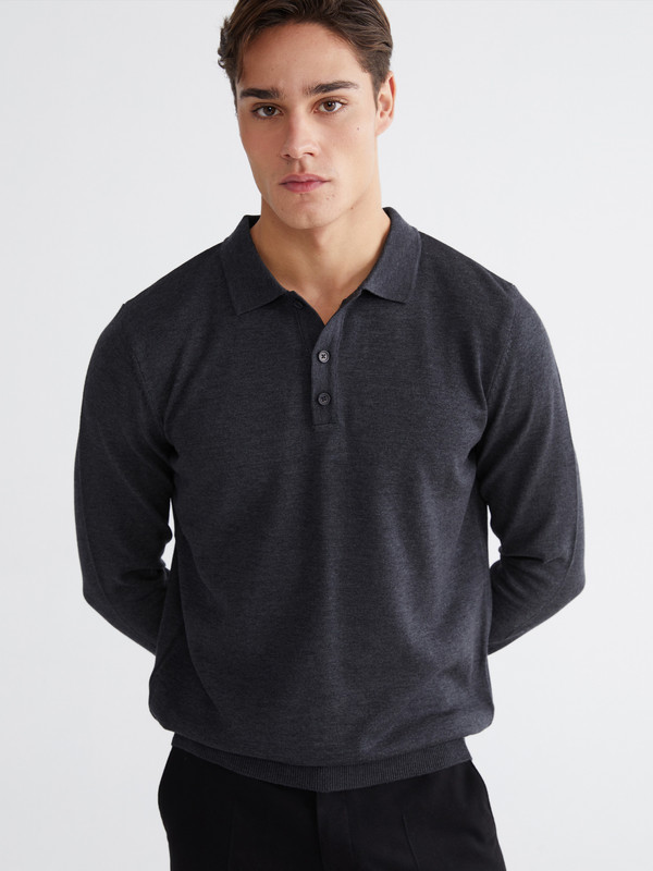 LCWAIKIKI Classic Polo Neck Men's Knitwear Sweater