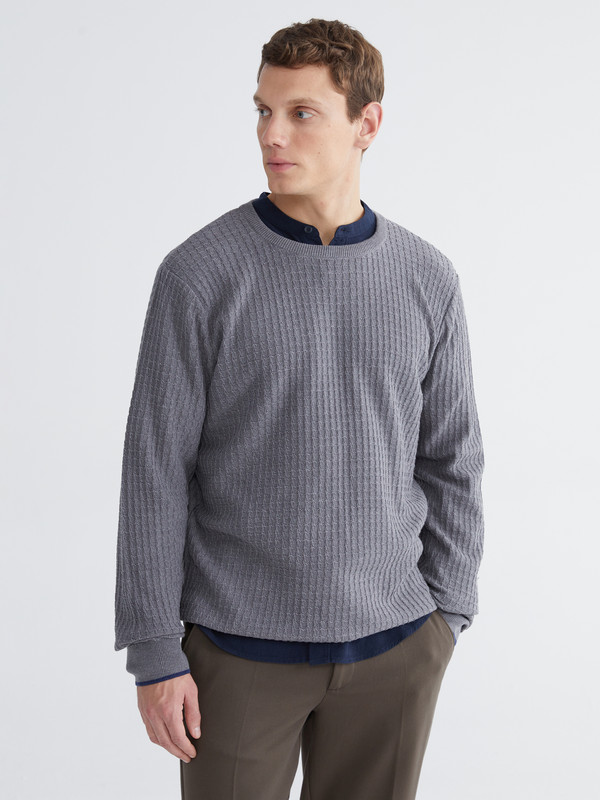 LCW Vision Crew Neck Men's Knitwear Sweater