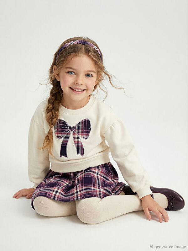 LCW Kids Baskılı Kız Çocuk Elbise
