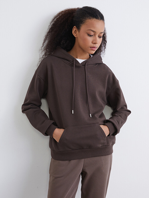XSIDE Oversize Kadın Kalın Hoodie