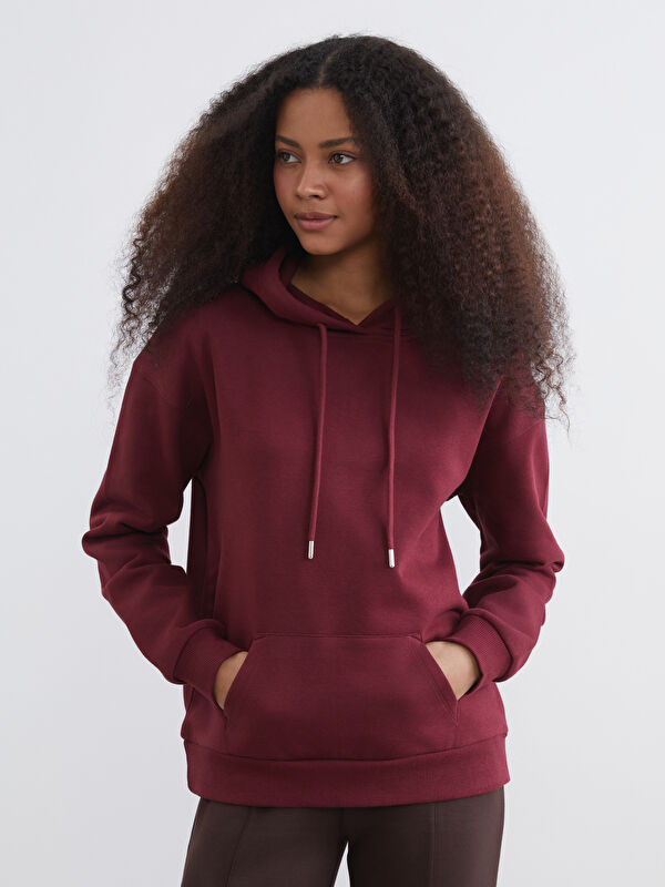 XSIDE Oversize Kadın Kalın Hoodie