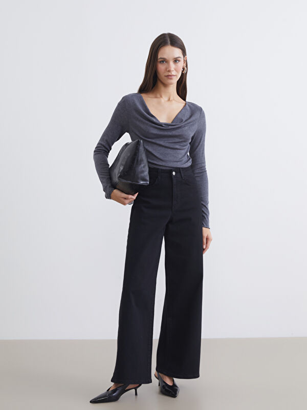 LCW Jeans Wideleg Kadın Jean Pantolon