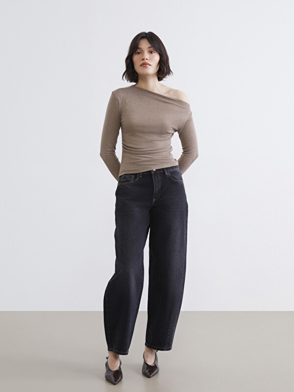 LCW Jeans Balloon Fit Kadın Jean Pantolon	