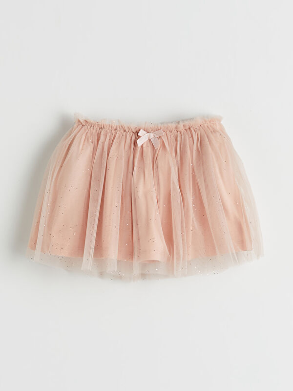 LCW baby Simli Kız Bebek Tütü Etek
