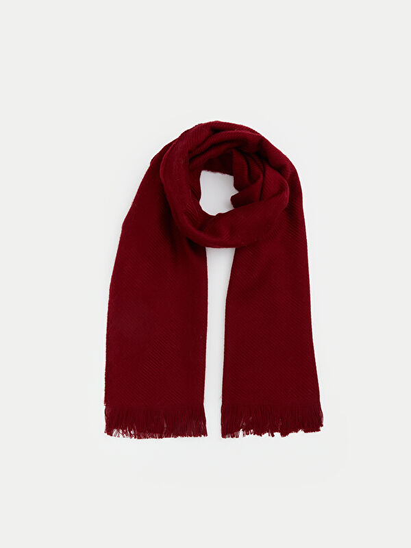 LCW ACCESSORIES Püsküllü Kız Çocuk Triko Atkı	