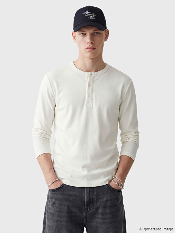 XSIDE Bisiklet Yaka Erkek Sweatshirt