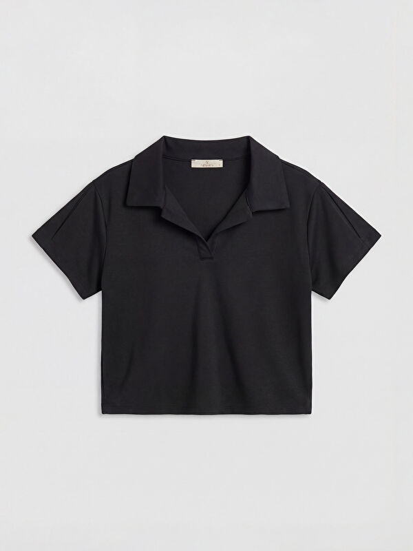 Natuvera Polo Yaka Kadın Tişört