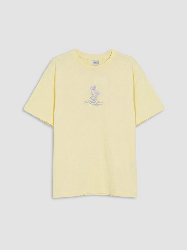 LCW Kids Girl Yellow T-Shirt