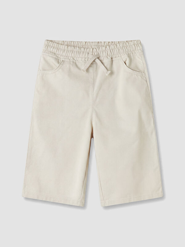LCW Kids Erkek Çocuk Gabardin Şort