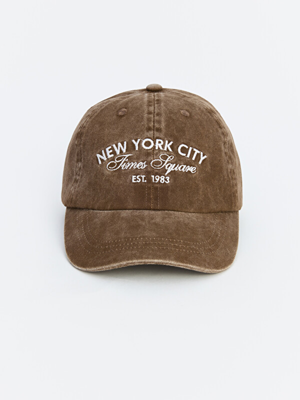 LCW ACCESSORIES New York City Nakışlı Erkek Çocuk Kep Şapka