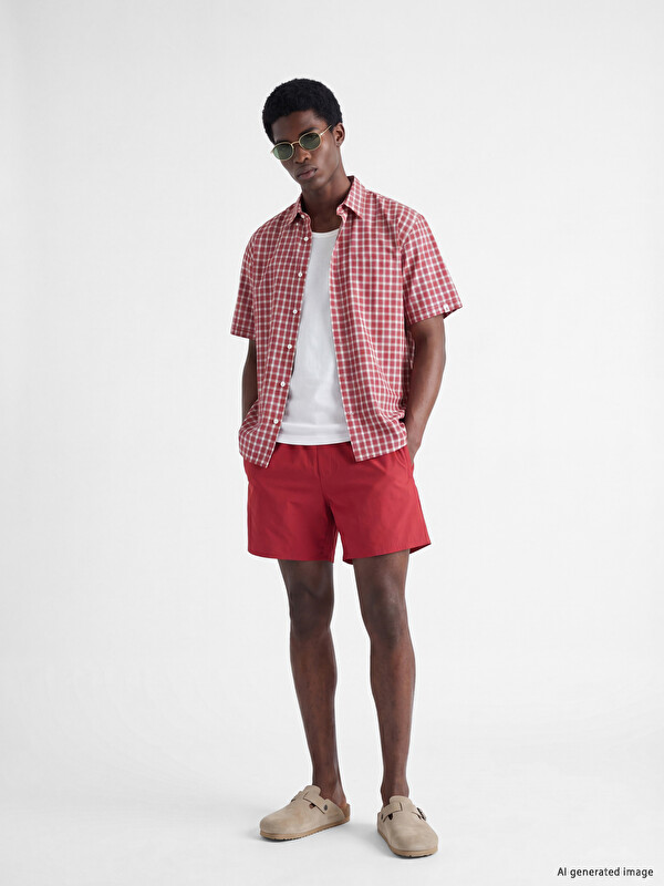 LCW SWIMWEAR Short Length Men's Sea Shorts