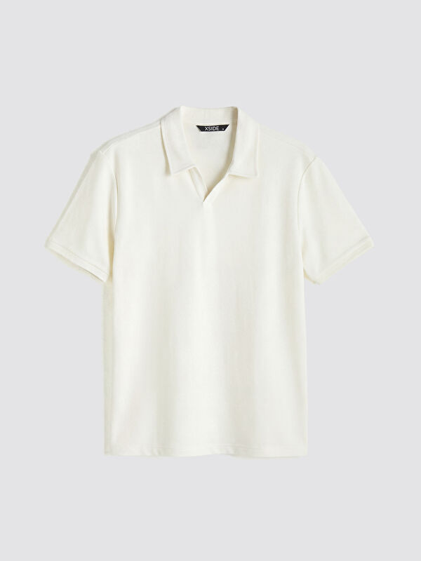 XSIDE Polo Yaka Havlu Kumaş Erkek Tişört
