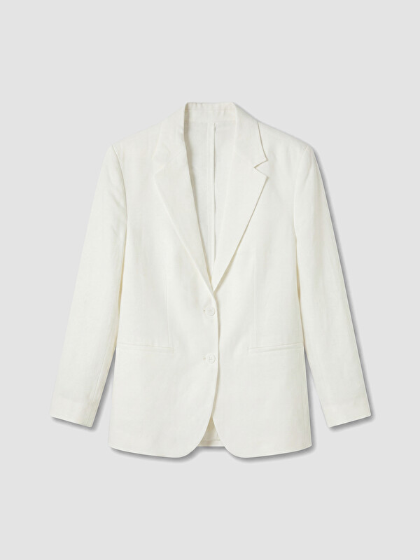 LCW Vision Regular Fit %100 Keten Erkek Blazer Ceket