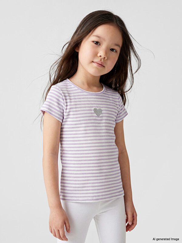 LCW Kids Girls' Glittery T-Shirt