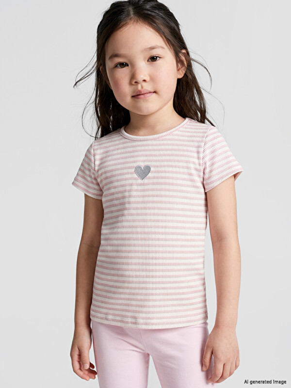 LCW Kids Қыздар жылтыр футболка
