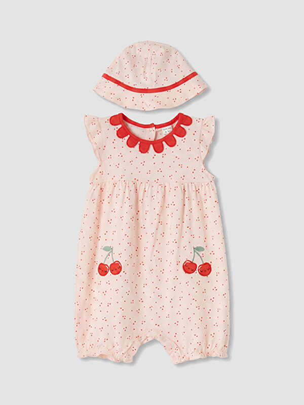 LCW baby Baby Girl Pink Jumpsuit