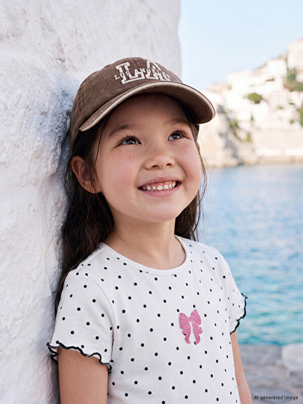 LCW ACCESSORIES Los Angeles Embroidered Girls' Baseball Cap