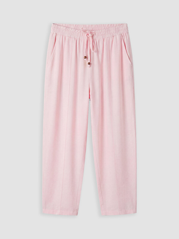 LCW Vision Beli Lastikli Loose Fit Kadın Pantolon