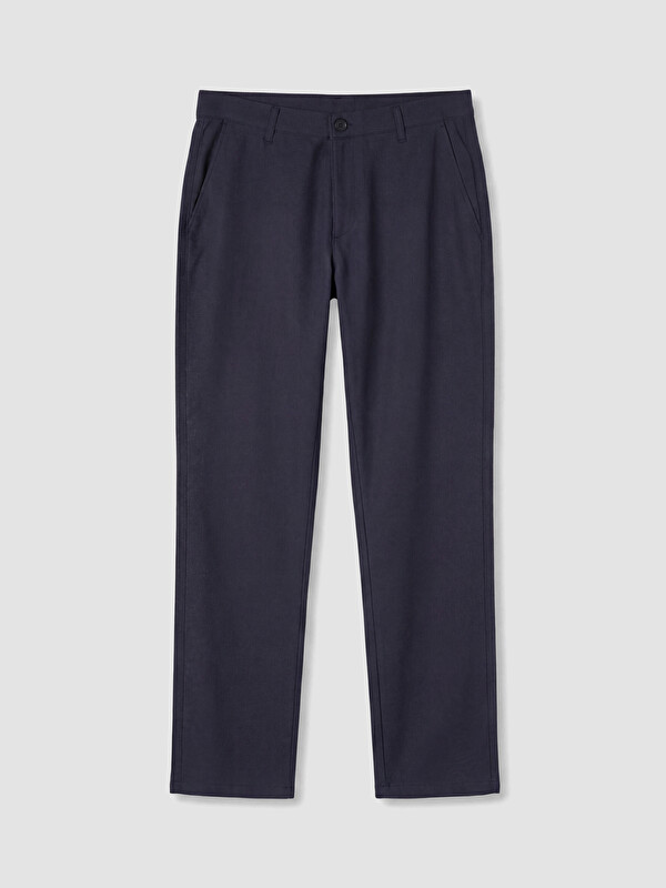 LCW ECO Regular Fit Keten Görünümlü Erkek Chino Pantolon
