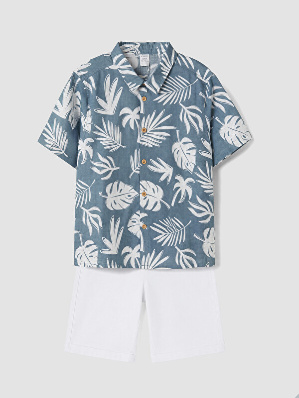 LCW Kids Leaf Patterned Boys' Set