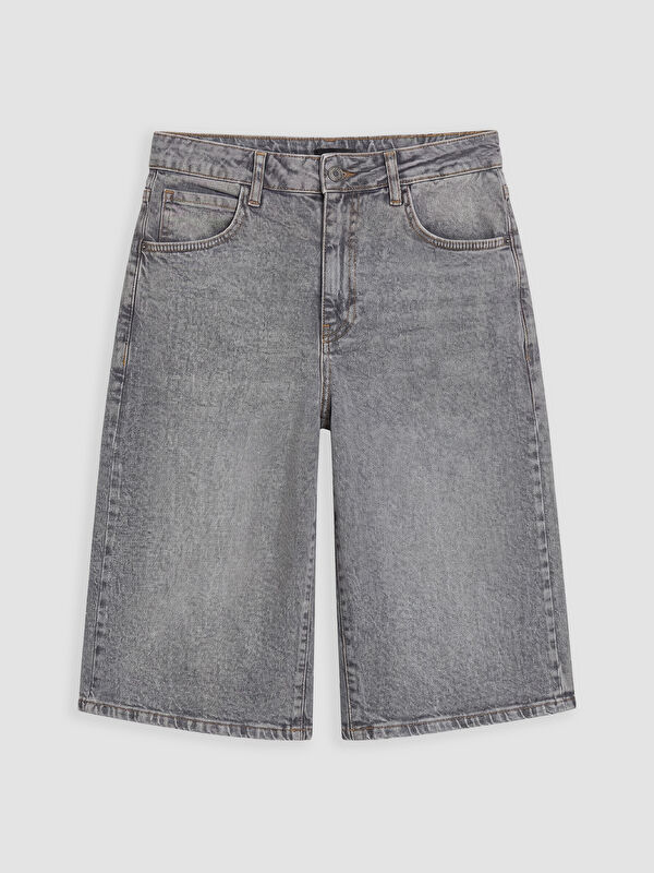 LCW Jeans Bermuda Fit Kadın Jean Şort
