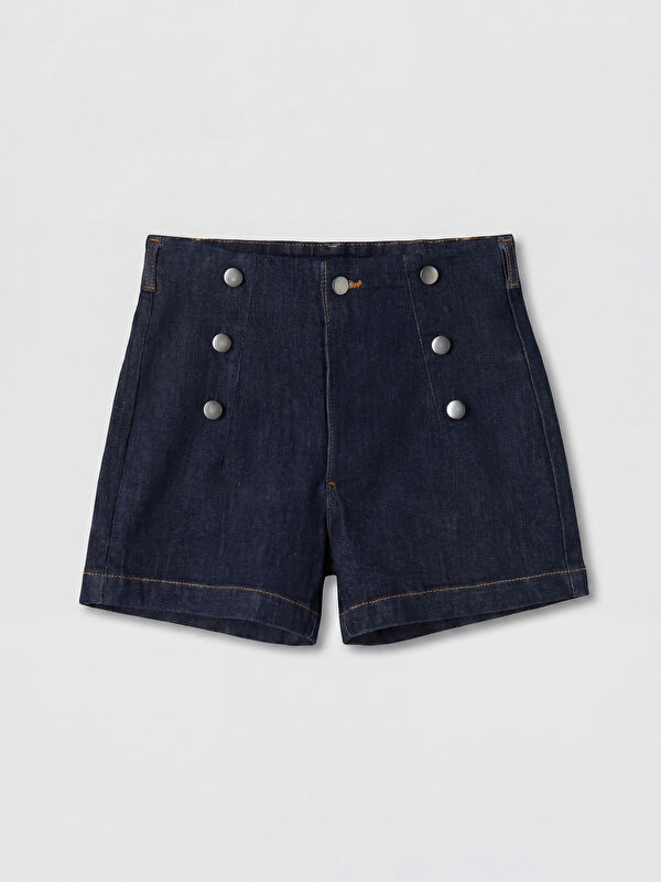 LCW Jeans Slim Fit Kadın Jean Şort