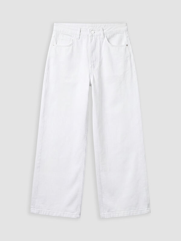 LCW Modest Yüksek Bel Wideleg Kadın Jean Pantolon