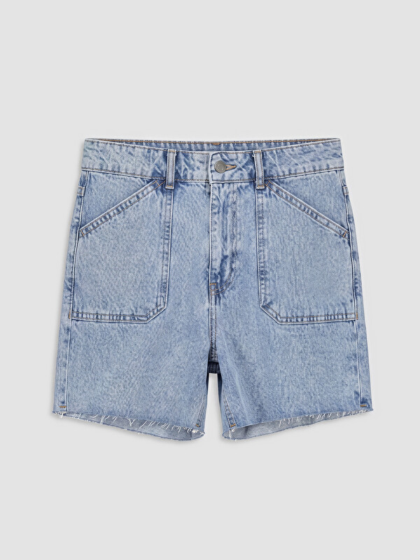 LCW Jeans Regular Fit Kadın Jean Şort