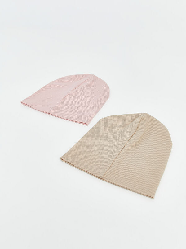LCW ACCESSORIES Basic Kız Bebek Bere 2'li