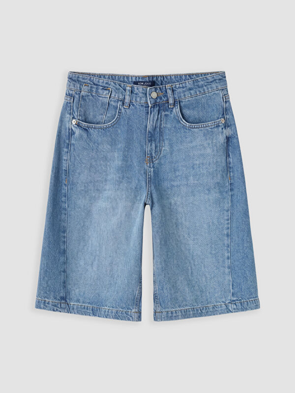 LCW Jeans Bermuda Fit Kadın Jean Şortolon