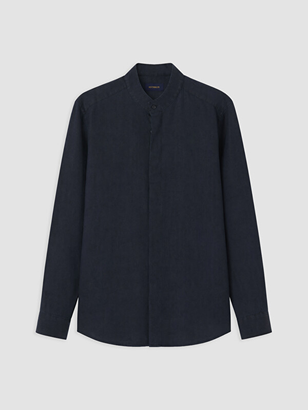 SOUTHBLUE Regular Fit %100 Keten Erkek Gömlek
