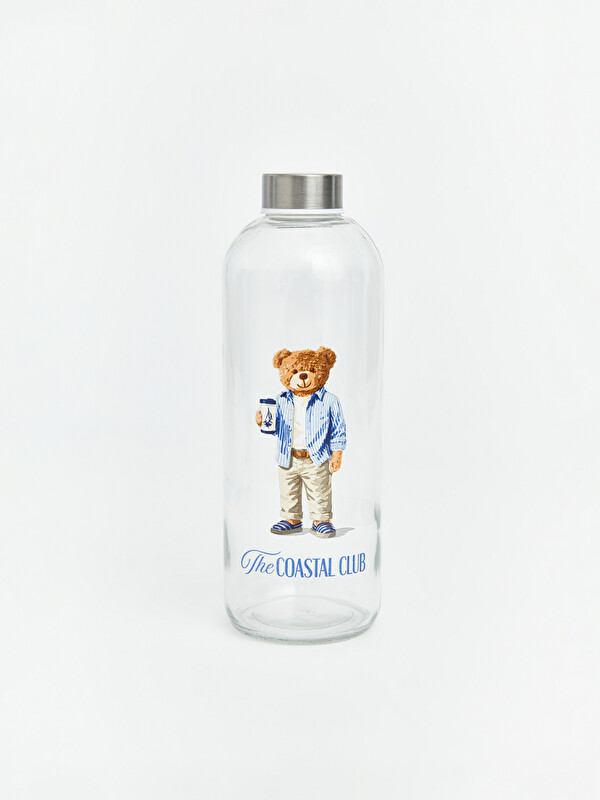 LCW HOME Ayı Teddy Baskılı Kapaklı Baş Ucu Sürahisi 1000 ml