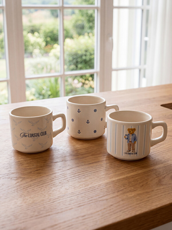 LCW HOME Ayı Teddy Baskılı Kupa Seti 3'lü 184 ml